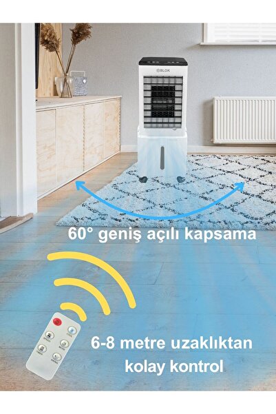 gblok Ga-dl2 12Lt Portatif Hava Soğutucu Nemlendirici, Hava Temizleyici