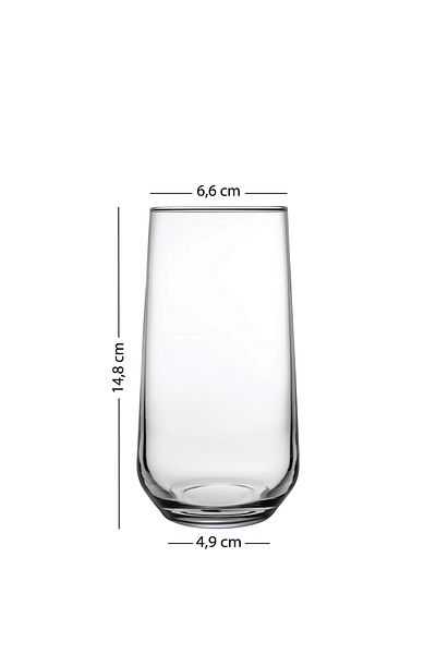 Rakle New iconic 4-piece beverage glass set smoked 470 cc
