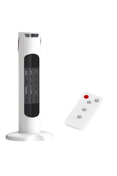 Mercaton Ventilator turn cu telecomandă, afișaj LCD, niveluri de încălzire