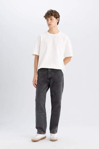 DeFacto Wide Leg Wide Straight Jeans - 3174208