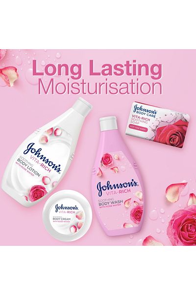 Johnson & Johnson Johnson's Body Lotion Vita-Rich Soothing 400 ml Deep Nourishment & Soft Skin with Natural Fruit