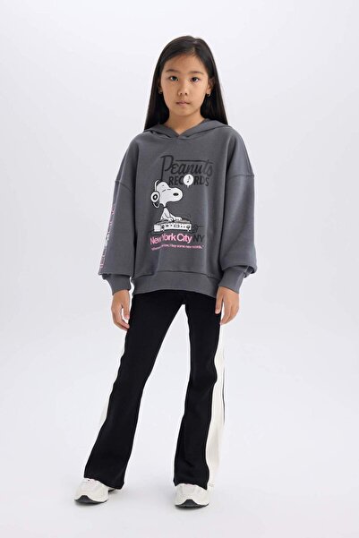 DeFacto Kız Çocuk Standart Boy İspanyol Paça Basic Düz Tayt D3888A824WN