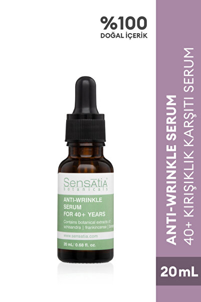Sensatia Botanicals 40+ Kırışıklık Karşıtı Serum 20ml