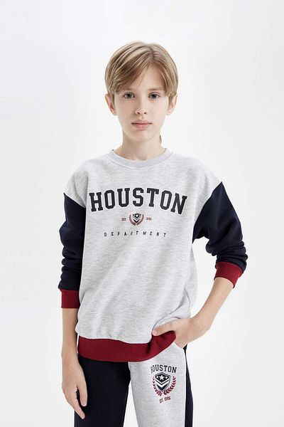 DeFacto Boy Oversize Wide Fit Crew Neck Sweatshirt 3162798