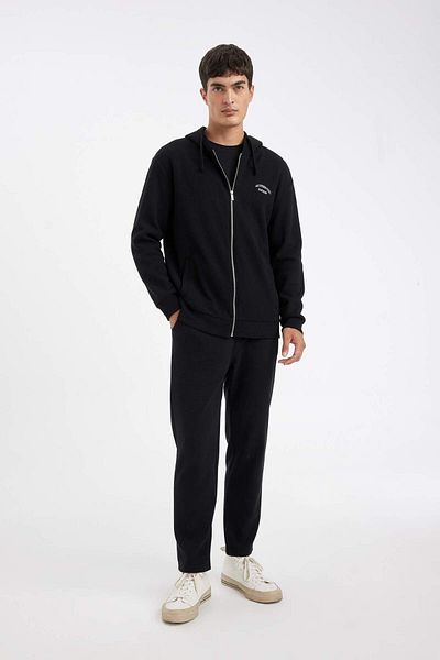 DeFacto Jogginghose Slim Fit Slim Fit Taille Schnürung Tasche Gerade Bein D6092ax24au
