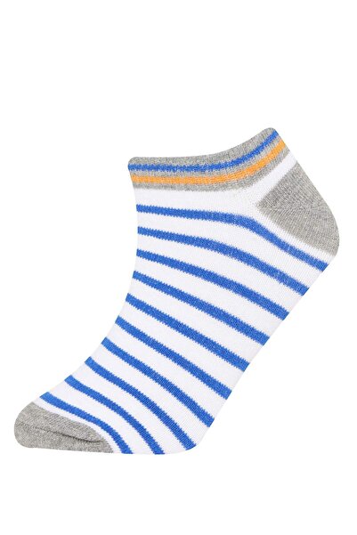 DeFacto Set of 3 Cotton Booties Socks for Boys - 3162677