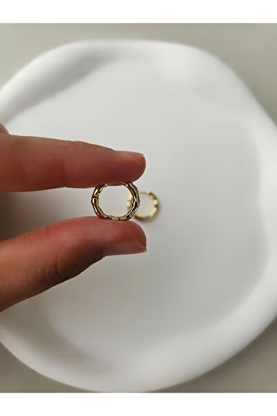 Zivazer Store Kadın çelik kararmaz xuping minik halka küpe