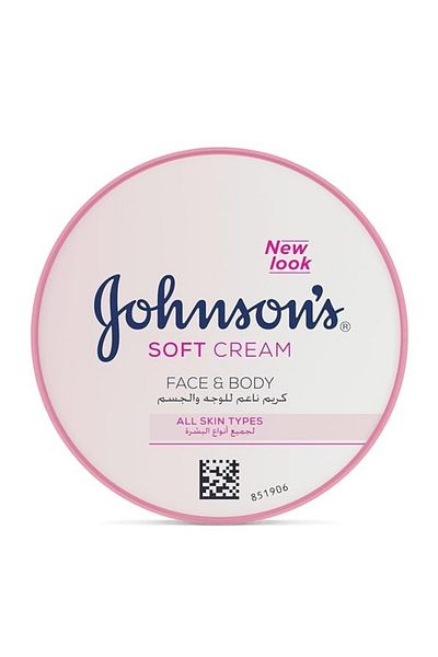 Johnson & Johnson كريم جونسون الناعم لترطيب البشرة لمدة 24 ساعة 200 مل 2+1 ترطيب عميق ونعومة للعناية طوال اليوم