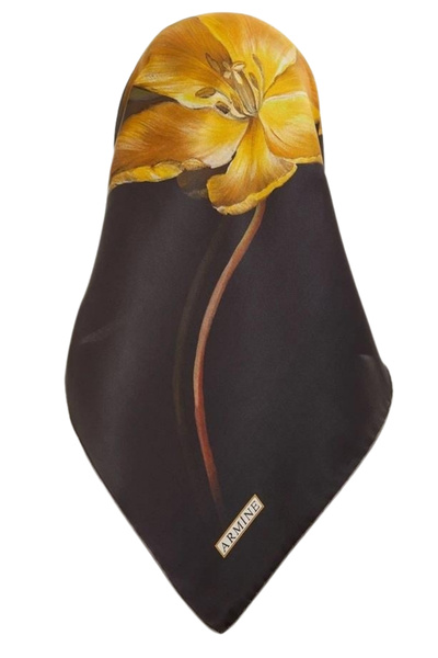 Armine Nostalji Serisi İpek Twill Eşarp 8737D-38