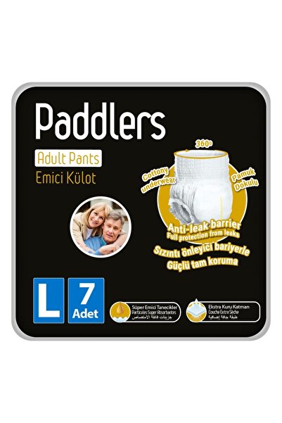 Paddlers Yetişkin Hasta Emici Külot Bez Large 7 Adet