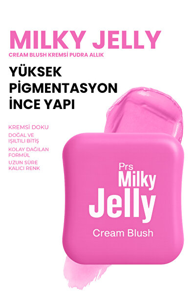 BOOM Milky Jelly Cream Blush Krem Pudra No:02 5 GR