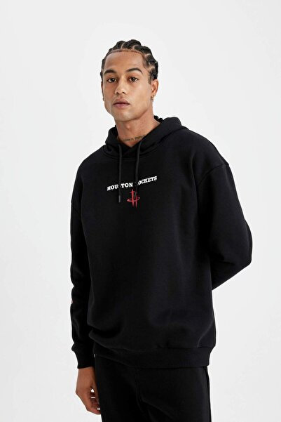 DeFacto Silná mikina s kapucí Houston Rockets Fit - C9276ax24au