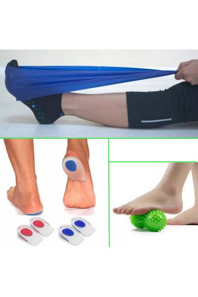 Genel Markalar Topuk Dikeni Seti - Jel Epin Topukluk - Masaj Topu - Germe Bandı