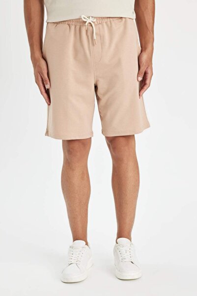 DeFacto Základní hladké bermudy Regular Fit s kapsami D7933AX24SM