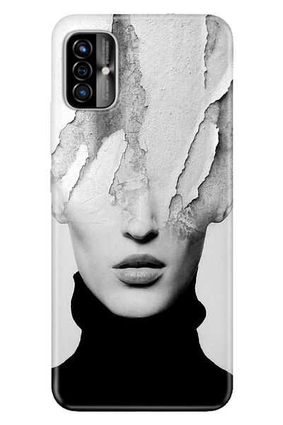 Reeder حافظة P13 Blue Max 2022 مصنوعة من السيليكون الملون المطبوع من مادة TPU Art Girl