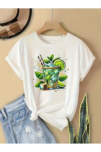 CLASİVA Ice and Cocktail Product Modern Design Custom Print Women's Unisex Ov...