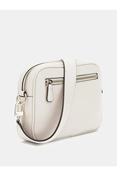 Guess Meridian Cream Women's Crossbody Bag Hwbg8778140