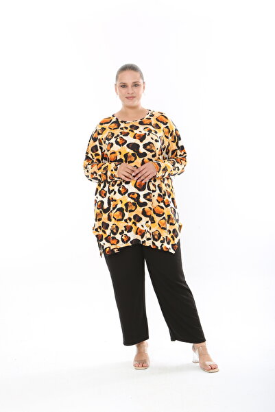 XL Modam Women's Lycra Viscose Plus Size Tunic (Chest Size 150cm)