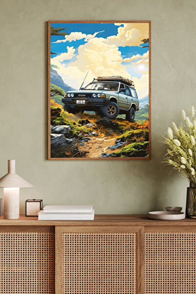 Dekorsiahome Pictură decorativă dintr-o bucată cu cadru din lemn TK0794