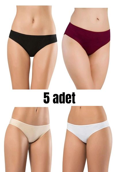 donset CHILOȚI BIKINI 5 BUCĂȚI DE BUMBAC ȚESUT RESPIRABIL