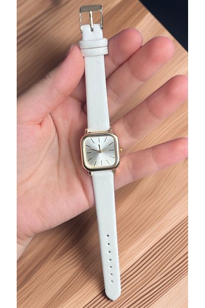 CLUPPOLOON Minimal Retro Leather Strap Summer Women's Wrist Watch