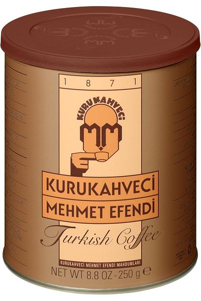 mehmet Mehmet Efendi Turkish Coffee 250g from Korcahivici Mahmut Ground Pot