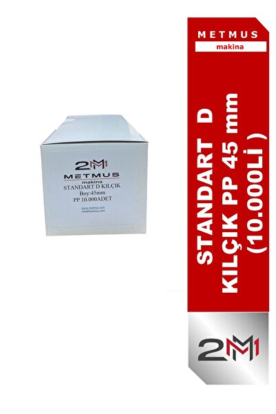 D Kafa Standart PP 45mm Kılçık (10.000Lİ )