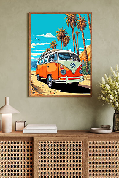 Dekorsiahome Διακοσμητικό Τραπέζι μονοκόμματο με ξύλινο πλαίσιο TK0791