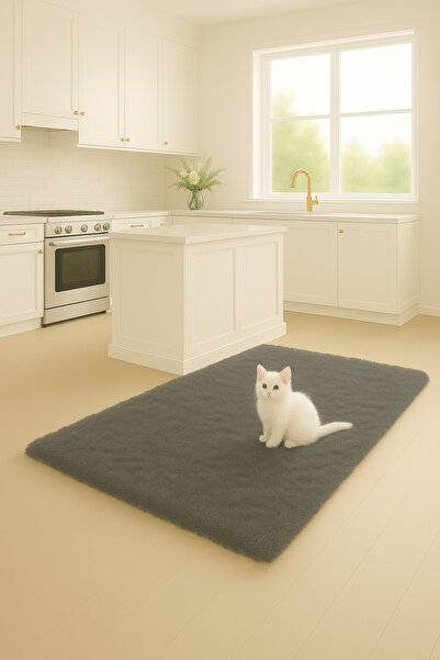 SOFT DECOR Modern Mutfak Salon Halısı Çocuk Odası Yolluk Kaymaz Taban Halı