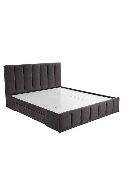 Danube Home Vista 180x200 King Bed with 4 Drawers - Black L220xW191xH111cm