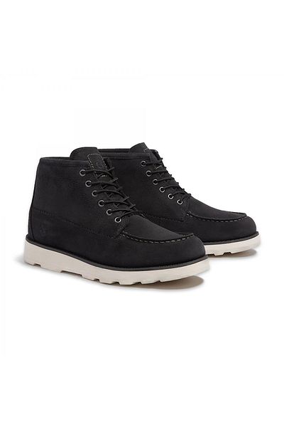 Timberland Tb0A6Cep Britton Mills Mid Lace up Chukka Boot Suede Black Men's Boots