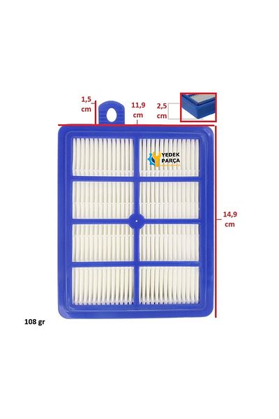 Ozba Ticaret Philips Compatible Fc 9209 Marathon Vacuum Cleaner Hepa Filter