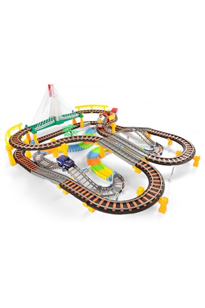 OEM Set Circuit de Curse 2-in-1 cu Masina si Trenulet