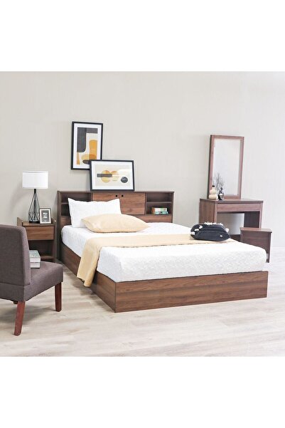 Danube Home Adriana 150x200 Queen Bed Set + Dresser and Stool - Columbia L216.5xW157.3xH87cm