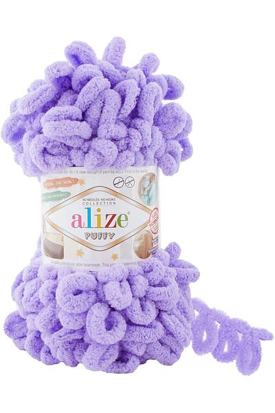 Alize Puffy Hand Knitting Yarn 1PC (Color Lavender No. 788)