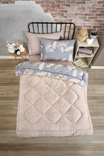 Sudemhome Μονό σετ ύπνου Welsoft Παπλωματάκι διπλής όψης Wellsoft Fluffy Fleece και σεντόνι 100x200