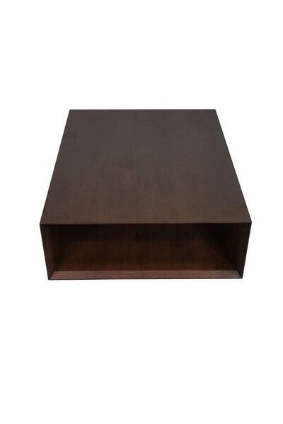 Danube Home Smith Centre Table - Walnut Finish, Engineered Wood Coffee Table for Living Room, 2 Years Warranty