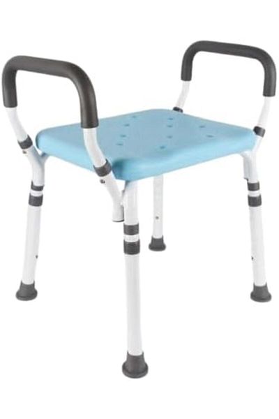 Generic Adjustable Height Lightweight Bath and Shower Chair for Seniors, Pregnant Women, and Disabled