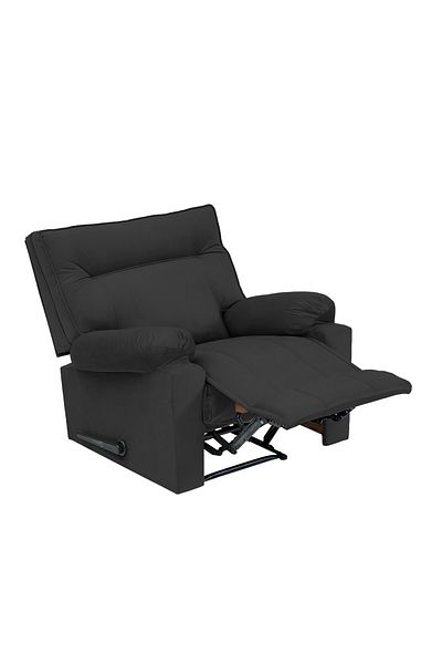 BACK COMFORT Nuvia Chair | Velvet Rocking & Rotating Recliner Chair