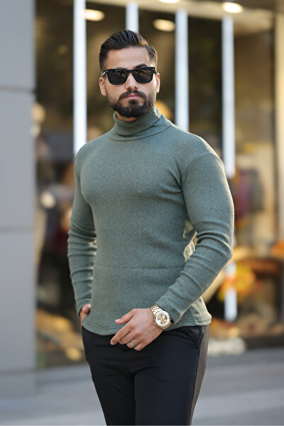 ribac Men's High-Rise Slim Fit Sweater