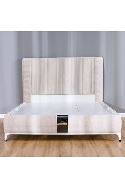 Danube Home New Aloha 180x200 King Bed - White L218xW190xH151cm