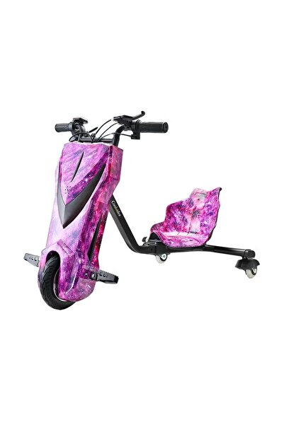 rexa سكوتر دريفت كهربائي ٢٤ فولت للأطفال - بنفسجي، ٦٨.٥×٥٤×٢١ سم