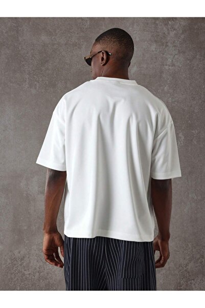 ACTIVE MODA - Ανδρικό βαμβακερό μπλουζάκι με στάμπα Oversize Μεγάλο Μέγεθος 01