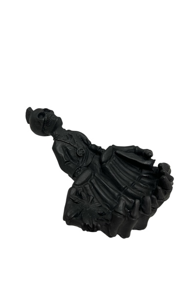 blackraw Dekoratif Siyah İskelet Tasarımlı Küllük | Gotik Tarz Sigara Küllüğü