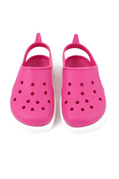 BOATILUS صندل Cloggy-B Fuxia/أبيض للفتيات