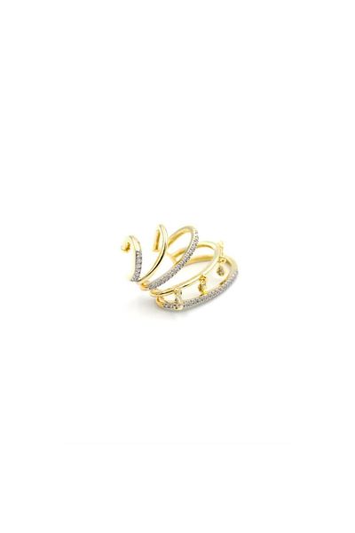SepetBudur Multi Ring Cartilage Earring - Gold
