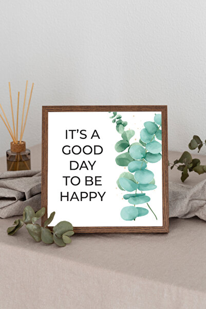 Dekorsiahome Tablou pătrat cu rame din lemn TK0802