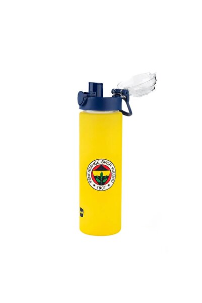 Fenerbahçe Lisanslı Sarı Tritan Matara - Koku Yapmaz Kilitli Kapaklı Sağlıklı...