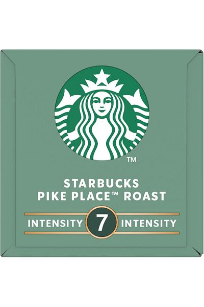 Starbucks Starbucks Pike Place Roast Capsules by Nespresso, 53g, Chocolate, (10 Capsules)