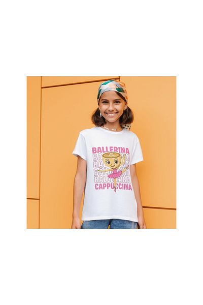 ALPŞAN TİCARET Ballerina Cappuccino T-Shirt Kids T-Shirt Tung Tung Sahur Adult Unisex T-Shirt